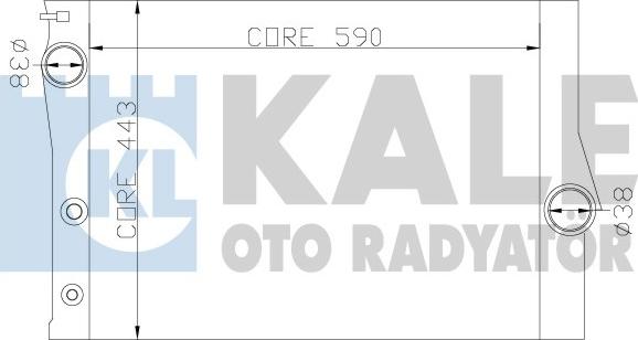 KALE OTO RADYATÖR 342235 - Радіатор, охолодження двигуна autozip.com.ua