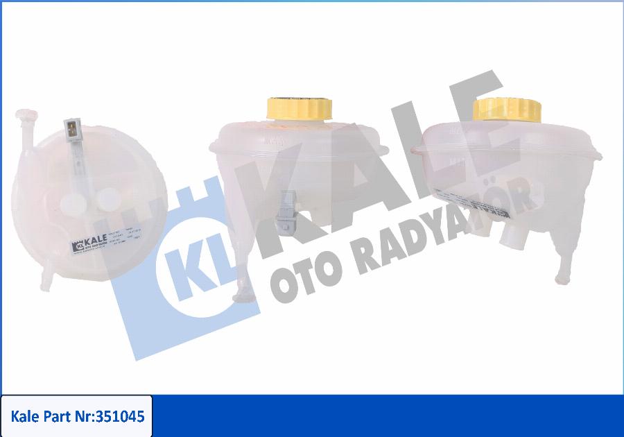 KALE OTO RADYATÖR 351045 - Компенсаційний бак, гідравлічного масла услітеля керма autozip.com.ua