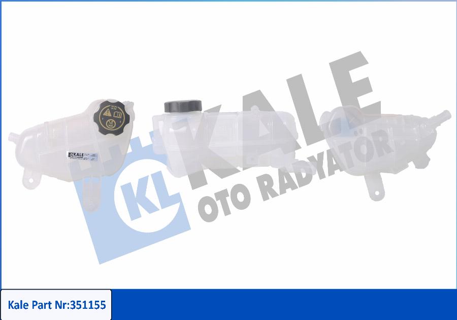 KALE OTO RADYATÖR 351155 - Компенсаційний бак, охолоджуюча рідина autozip.com.ua