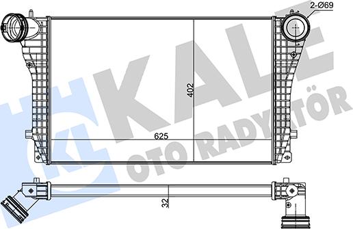 KALE OTO RADYATÖR 352360 - Интеркулер autozip.com.ua