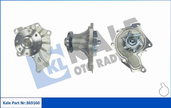 KALE OTO RADYATÖR 369160 - Водяний насос autozip.com.ua