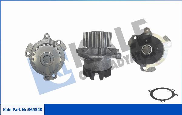 KALE OTO RADYATÖR 369340 - Водяний насос autozip.com.ua