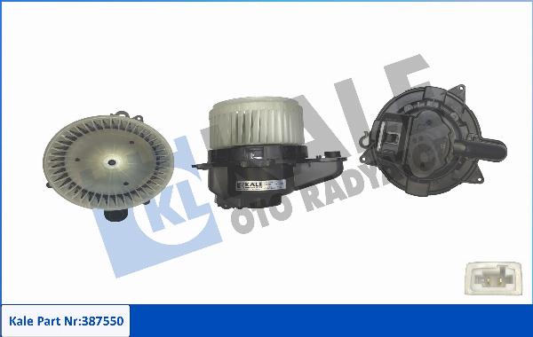 KALE OTO RADYATÖR 387550 - Вентилятор салону autozip.com.ua