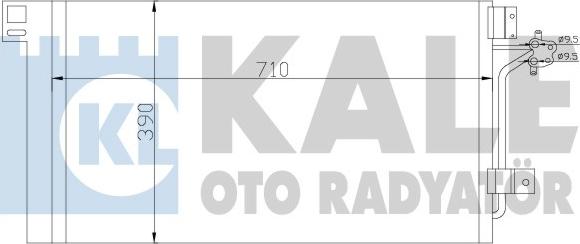 KALE OTO RADYATÖR 376300 - Конденсатор, кондиціонер autozip.com.ua