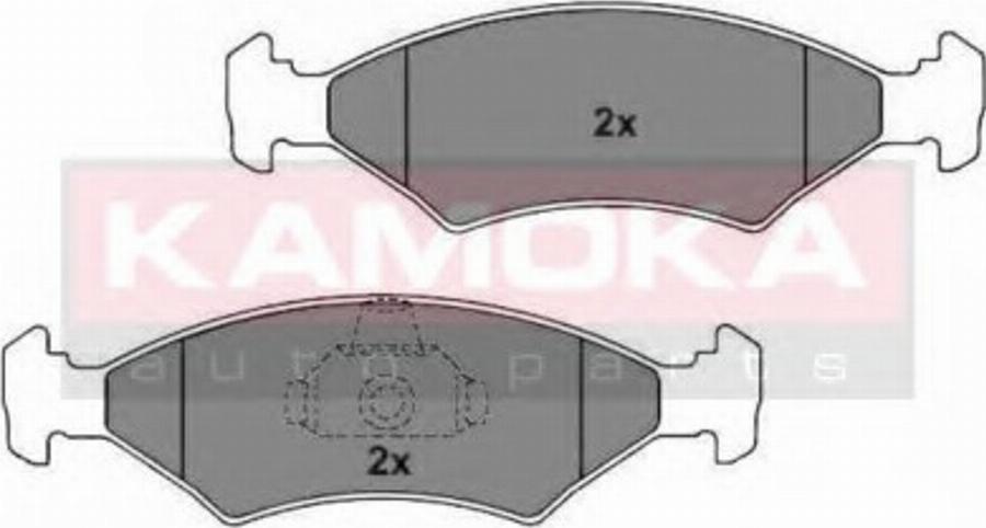 Kamoka 101412 - Гальмівні колодки, дискові гальма autozip.com.ua