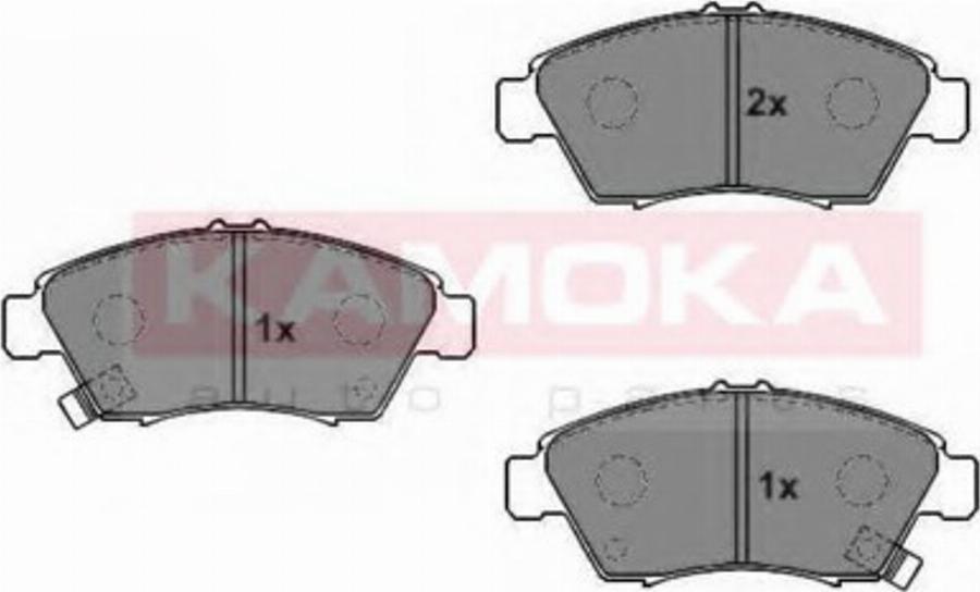 Kamoka 1011552 - Гальмівні колодки, дискові гальма autozip.com.ua