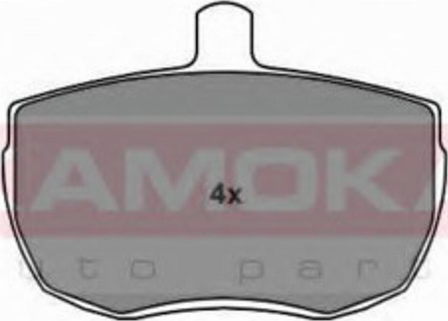 Kamoka 1011658 - Гальмівні колодки, дискові гальма autozip.com.ua
