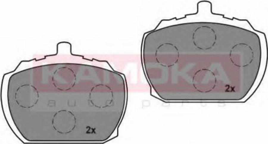 Kamoka 1011666 - Гальмівні колодки, дискові гальма autozip.com.ua