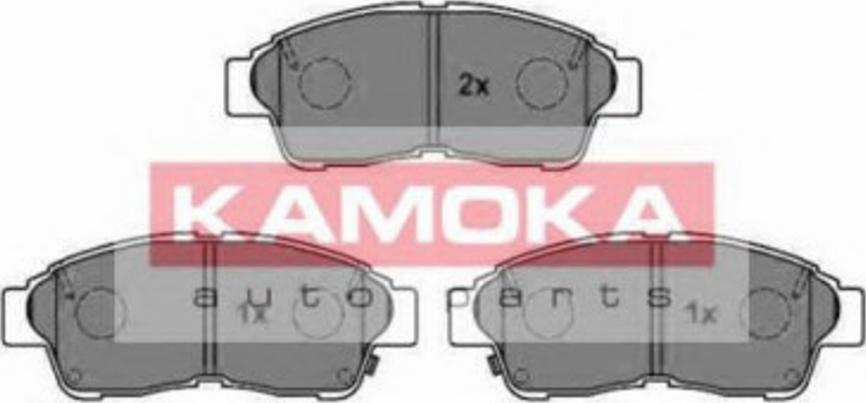 Kamoka 1011734 - Гальмівні колодки, дискові гальма autozip.com.ua