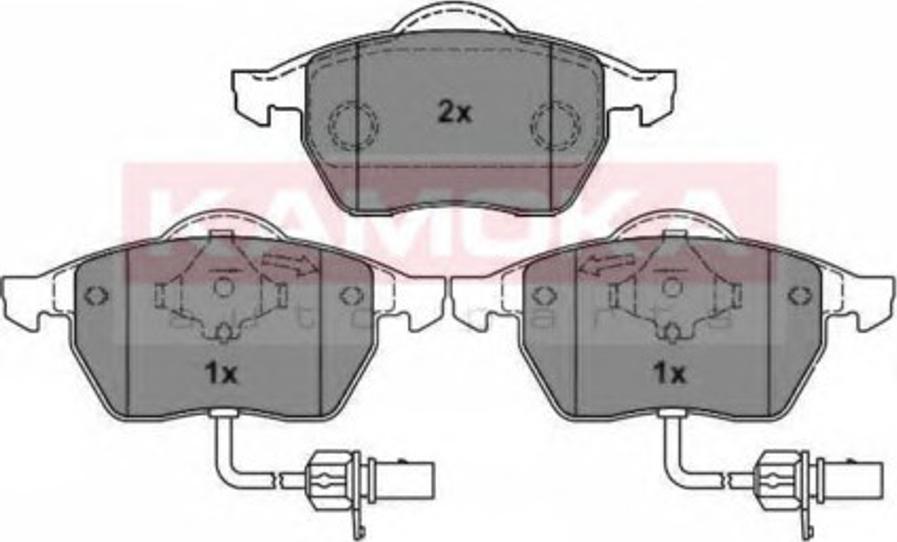 Kamoka 1012646 - Гальмівні колодки, дискові гальма autozip.com.ua