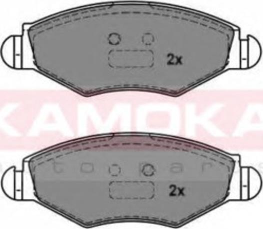 Kamoka 1012756 - Гальмівні колодки, дискові гальма autozip.com.ua