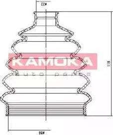 Kamoka 1146680 - Пильник, приводний вал autozip.com.ua