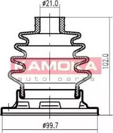 Kamoka 1148094 - Пильник, приводний вал autozip.com.ua