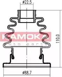 Kamoka 1148010 - Пильник, приводний вал autozip.com.ua