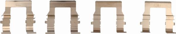 Kamoka 1130246 - Комплектуючі, колодки дискового гальма autozip.com.ua