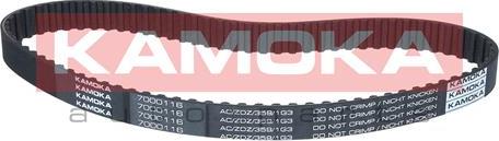 Kamoka 7000116 - Ремінь ГРМ autozip.com.ua