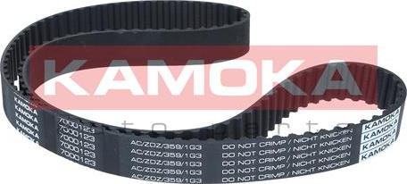Kamoka 7000123 - Ремінь ГРМ autozip.com.ua