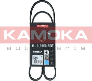 Kamoka 7014063 - Поліклиновий ремінь autozip.com.ua