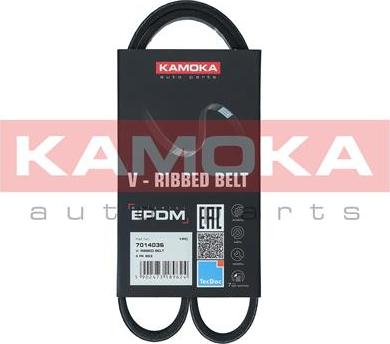 Kamoka 7014036 - Поліклиновий ремінь autozip.com.ua