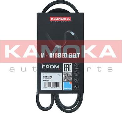 Kamoka 7014075 - Поліклиновий ремінь autozip.com.ua