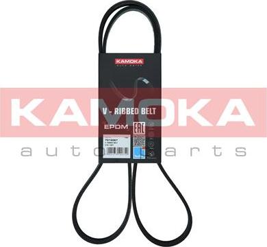 Kamoka 7015067 - Поліклиновий ремінь autozip.com.ua