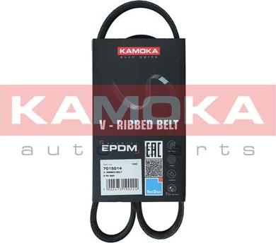 Kamoka 7015014 - Поліклиновий ремінь autozip.com.ua