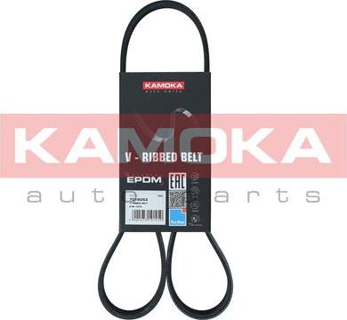 Kamoka 7016053 - Поліклиновий ремінь autozip.com.ua