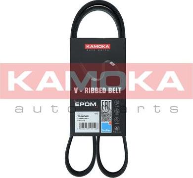 Kamoka 7016060 - Поліклиновий ремінь autozip.com.ua