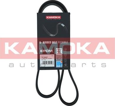 Kamoka 7016067 - Поліклиновий ремінь autozip.com.ua