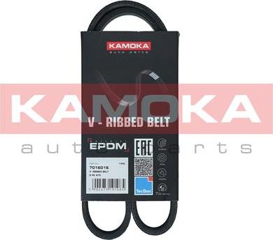 Kamoka 7016016 - Поліклиновий ремінь autozip.com.ua