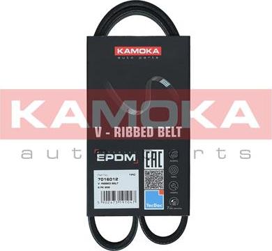 Kamoka 7016012 - Поліклиновий ремінь autozip.com.ua