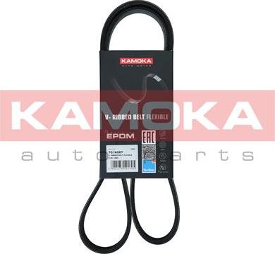 Kamoka 7016087 - Поліклиновий ремінь autozip.com.ua