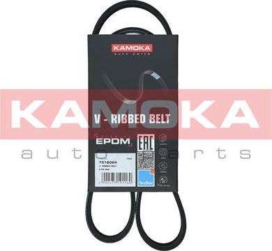 Kamoka 7016024 - Поліклиновий ремінь autozip.com.ua