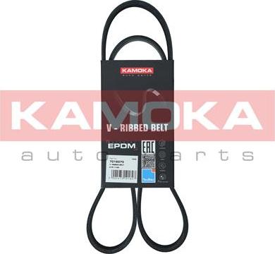 Kamoka 7016070 - Поліклиновий ремінь autozip.com.ua