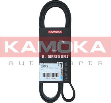 Kamoka 7016142 - Поліклиновий ремінь autozip.com.ua
