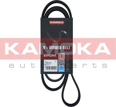 Kamoka 7016118 - Поліклиновий ремінь autozip.com.ua