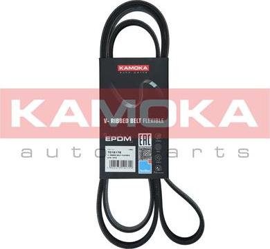 Kamoka 7016178 - Поліклиновий ремінь autozip.com.ua