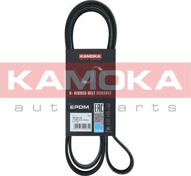Kamoka 7016173 - Поліклиновий ремінь autozip.com.ua