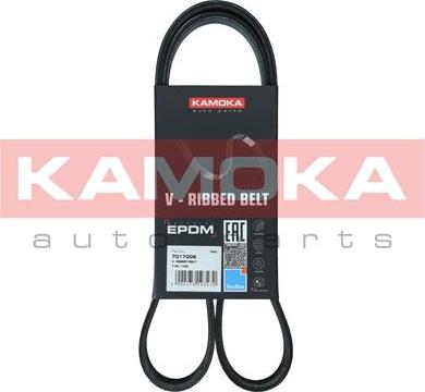 Kamoka 7017006 - Поліклиновий ремінь autozip.com.ua