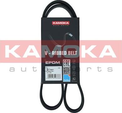 Kamoka 7017001 - Поліклиновий ремінь autozip.com.ua