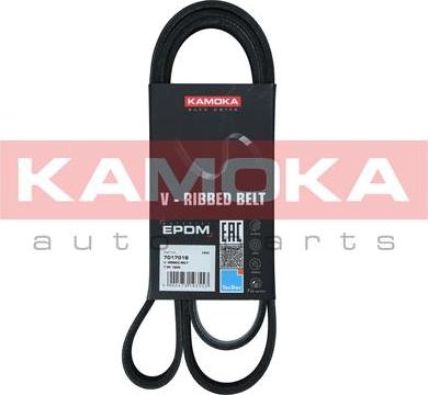 Kamoka 7017018 - Поліклиновий ремінь autozip.com.ua