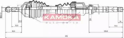 Kamoka CT1138908 - Приводний вал autozip.com.ua