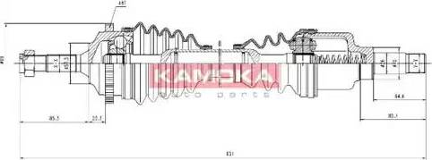 Kamoka CT1138936A - Приводний вал autozip.com.ua