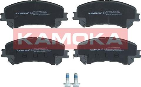 Kamoka JQ101008 - Гальмівні колодки, дискові гальма autozip.com.ua