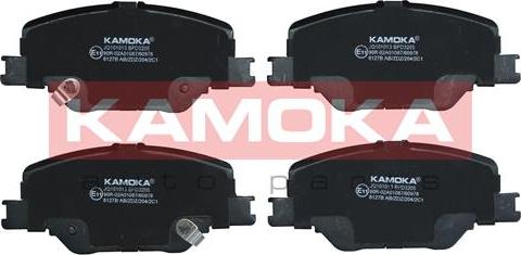 Kamoka JQ101013 - Гальмівні колодки, дискові гальма autozip.com.ua