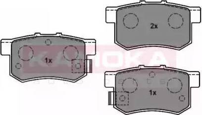 Kamoka JQ1011912 - Гальмівні колодки, дискові гальма autozip.com.ua