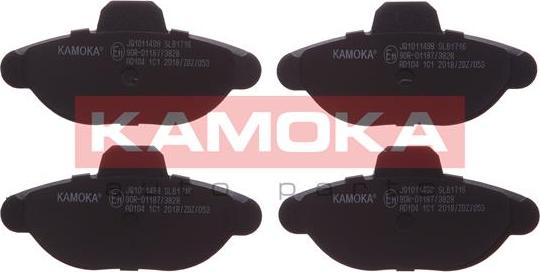 Kamoka JQ1011498 - Гальмівні колодки, дискові гальма autozip.com.ua