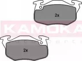 Kamoka JQ1011460 - Гальмівні колодки, дискові гальма autozip.com.ua