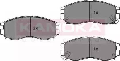 Kamoka JQ1011528 - Гальмівні колодки, дискові гальма autozip.com.ua