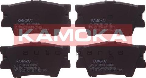 Kamoka JQ101103 - Гальмівні колодки, дискові гальма autozip.com.ua